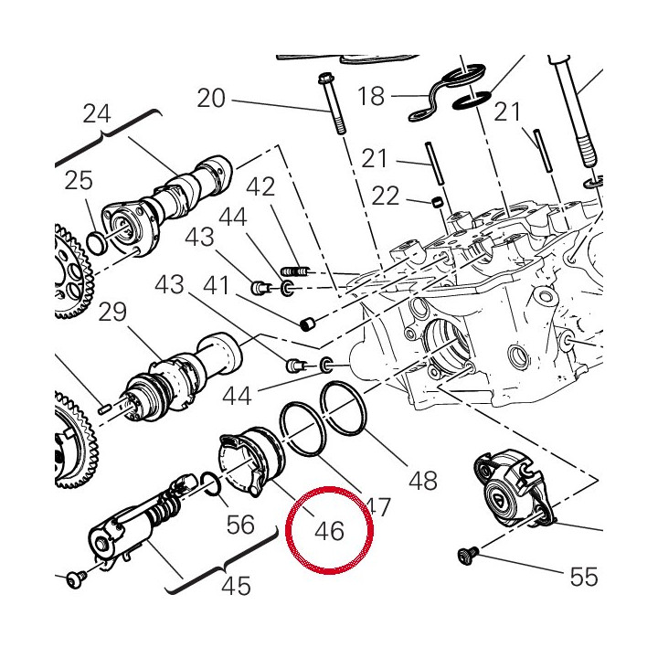 Manchon 4601R121A — réf. 4601R121A | Ducati Store