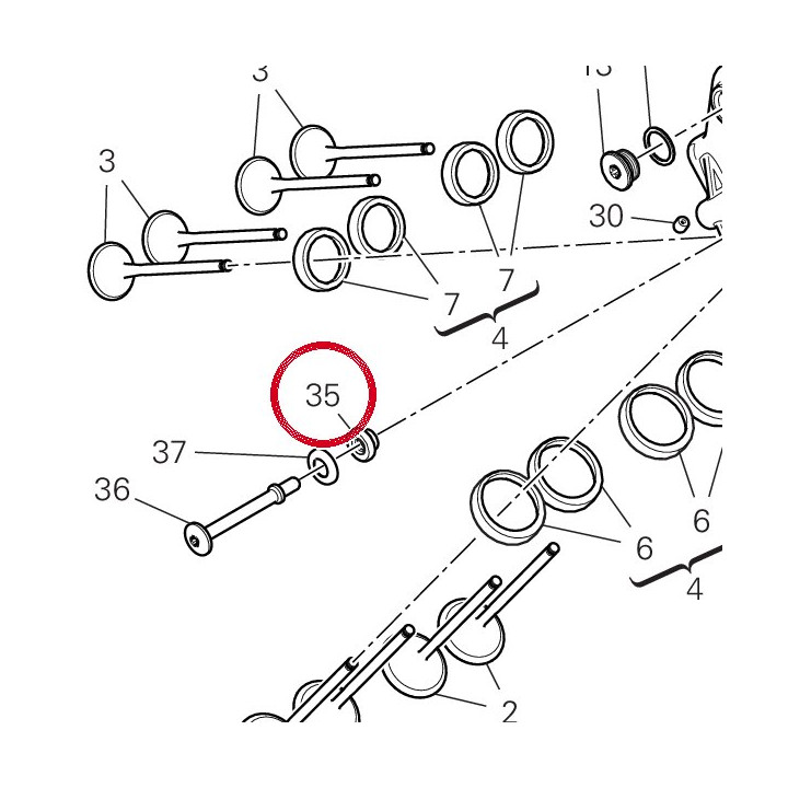Joint en caoutchouc — réf. 76412121A | Ducati Store