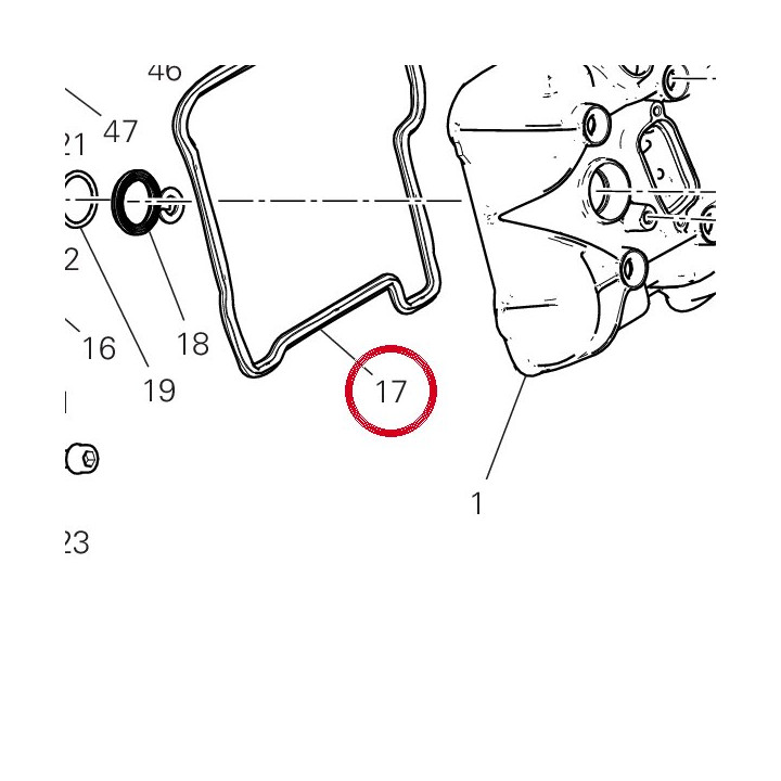 Joint coulasse 78811961A — réf. 78811961A | Ducati Store