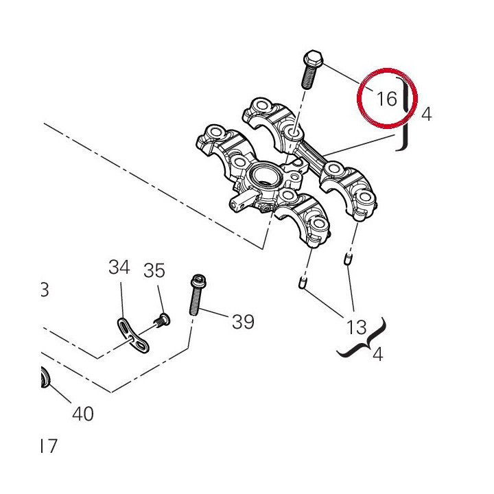 Vis tef M8X32 77914211A — réf. 77914211A | Ducati Store