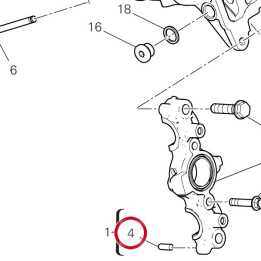 Goupille 86050771A — réf. 86050771A | Ducati Store