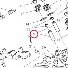 Guide-Soupape +0,03 mm — réf. 30310861CA | Ducati Store