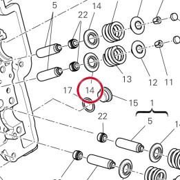 Spring lower retainer 2004 — réf. 83910091A | Ducati Store