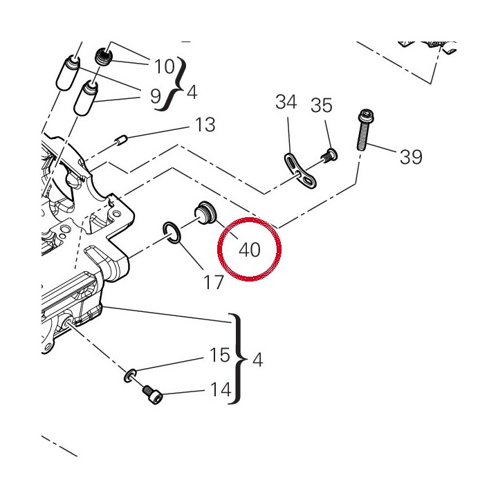 Bouchon fileté M15X1 — réf. 77913541A | Ducati Store