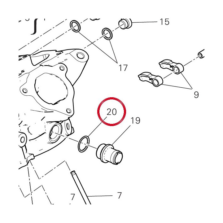Joint 88643611A — réf. 88643611A | Ducati Store