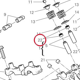 Caoutchouc soupape 76440141A — réf. 76440141A | Ducati Store