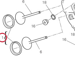 Culasse horizontale — réf. 301R6071BA | Ducati Store