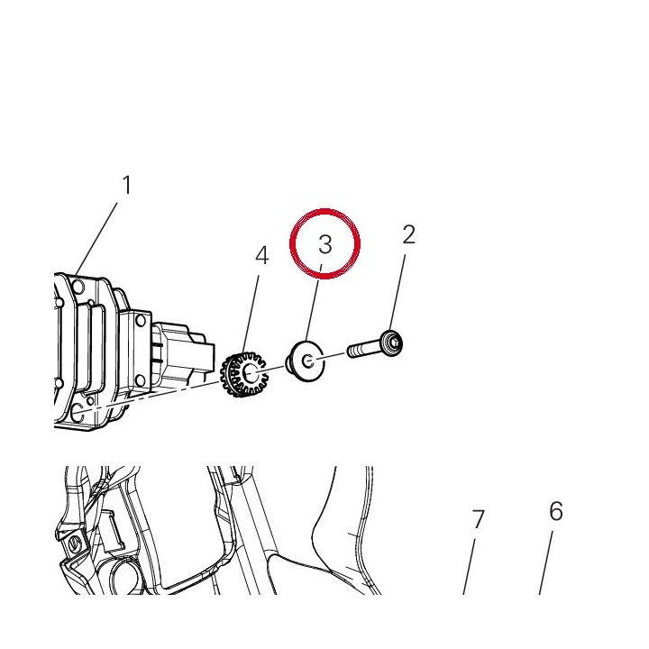 Entretoise 71616581AA — réf. 71616581AA | Ducati Store