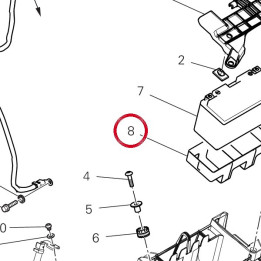 Support batterie 86614051A — réf. 86614051A | Ducati Store