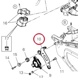 Support centrale cdi — réf. 8301P401AA | Ducati Store