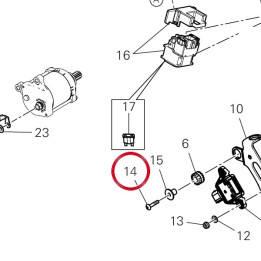 Vis special tcei M5X22 — réf. 77214061AA | Ducati Store