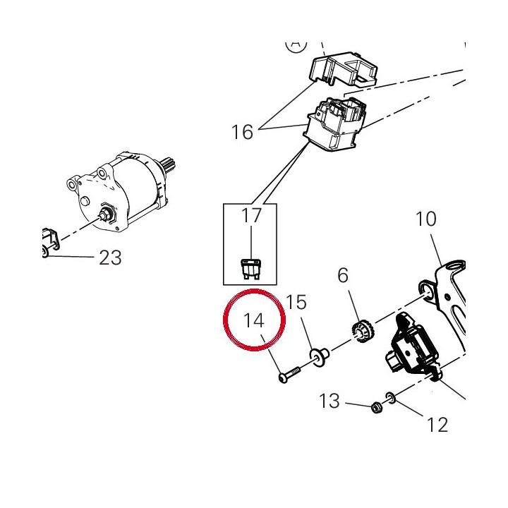 Vis special tcei M5X22 — réf. 77214061AA | Ducati Store