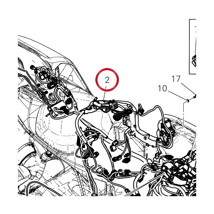 Câblage du moteur 5101L352F — réf. 5101L352F | Ducati Store