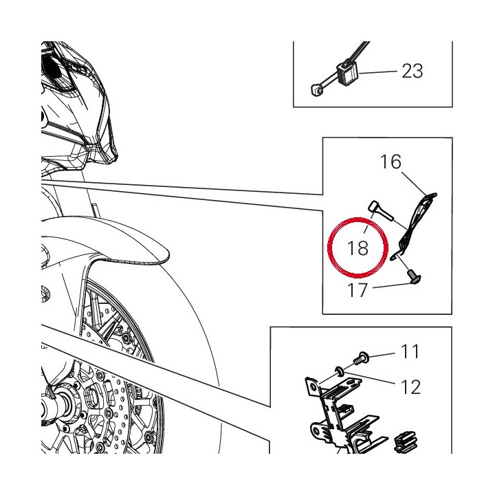 Tampon 86640101A — réf. 86640101A | Ducati Store