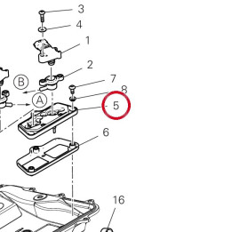 Support en caoutchouc — réf. 86614091A | Ducati Store