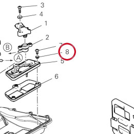 Entretoise 71615981AA — réf. 71615981AA | Ducati Store