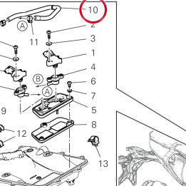 Tuyau culasse vertical — réf. 59015011B | Ducati Store