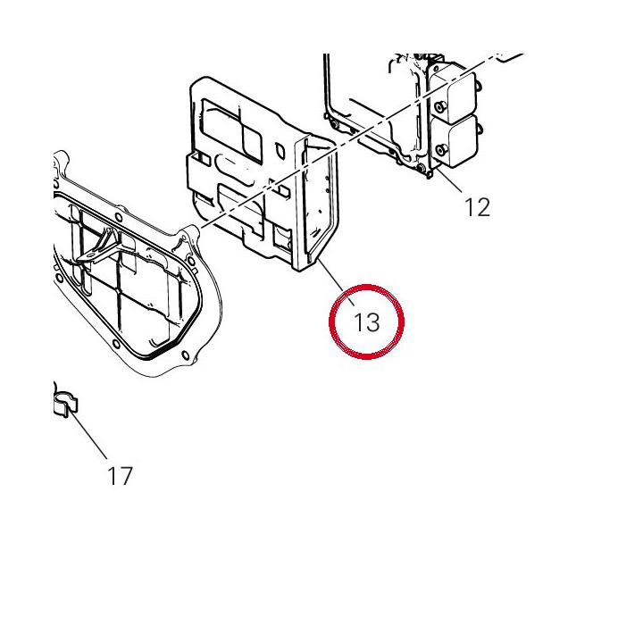 Support 86614101A — réf. 86614101A | Ducati Store