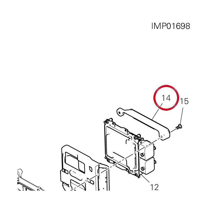 Support centrale cdi — réf. 8301R111A | Ducati Store