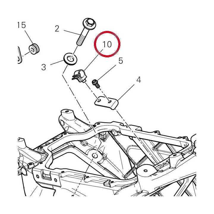 Passe-Tube 75840651A — réf. 75840651A | Ducati Store