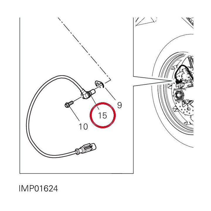 Capteur vitesse 55219432A — réf. 55219432A | Ducati Store