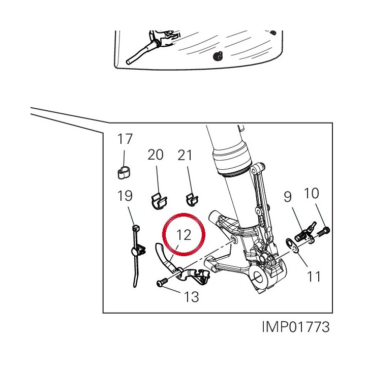 Passe-Cable Abs 75812741A — réf. 75812741A | Ducati Store