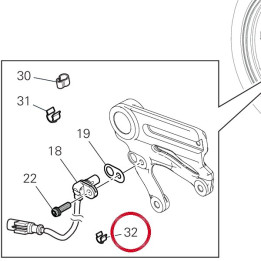 Passe-Fil male 75841101A — réf. 75841101A | Ducati Store