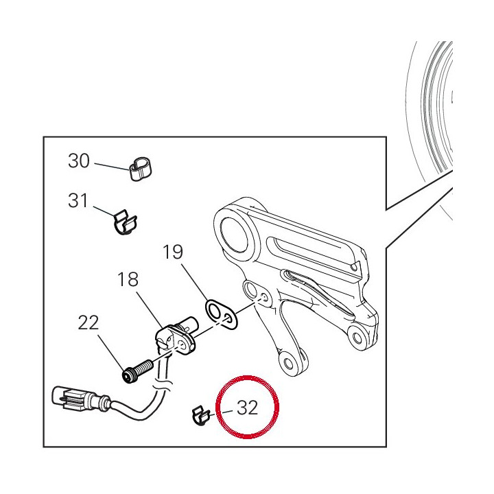 Passe-Fil male 75841101A — réf. 75841101A | Ducati Store
