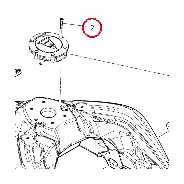 Vis tcei M5X30 77150478B — réf. 77150478B | Ducati Store