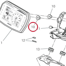 Entretoise 71615541AA — réf. 71615541AA | Ducati Store