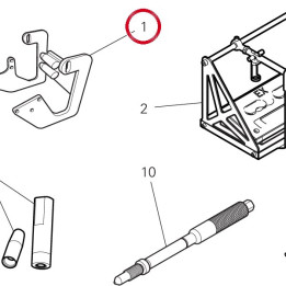 Brides pour béquille moteur — réf. 8871A481A | Ducati Store