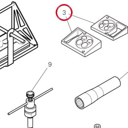 Base outil de depose — réf. 8871A761A | Ducati Store
