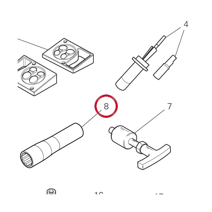 Clef bouje 887133633 — réf. 887133633 | Ducati Store