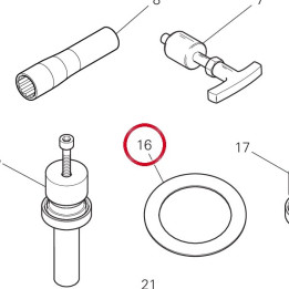 Rondelle de calage 8871B521A — réf. 8871B521A | Ducati Store