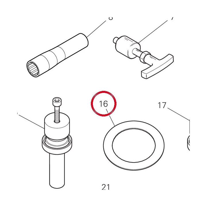 Rondelle de calage 8871B521A — réf. 8871B521A | Ducati Store
