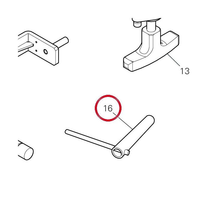 Levier 887133795 — réf. 887133795 | Ducati Store
