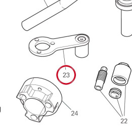 Outil de serrage écrou — réf. 889450110 | Ducati Store