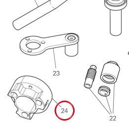 Clé de serrage tambour — réf. 887133879 | Ducati Store