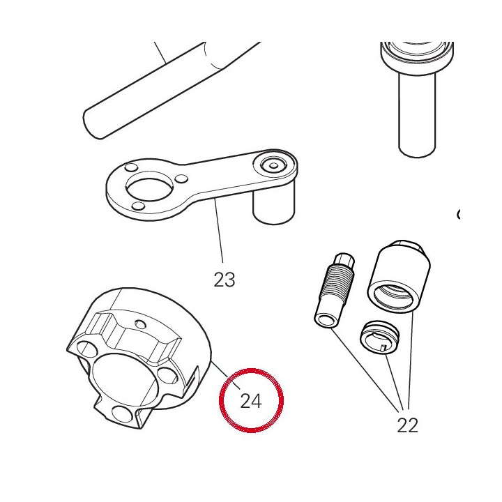 Clé de serrage tambour — réf. 887133879 | Ducati Store