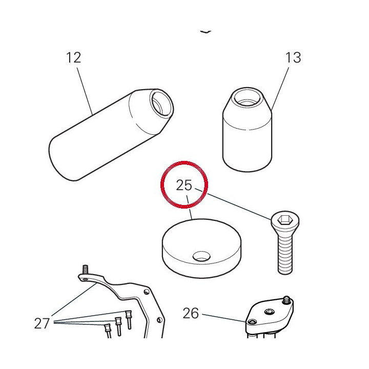 Outil de serrage écrou — réf. 88716361A | Ducati Store