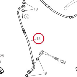 Durite maître cylindre — réf. 61912242A | Ducati Store