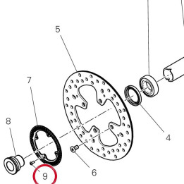 Vis tbei M4X10 72050033CF — réf. 72050033CA | Ducati Store