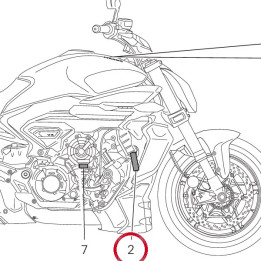 Plaquette radiateur eau — réf. 43312531A | Ducati Store