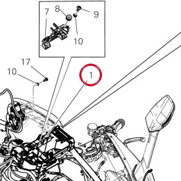C╢blage principal 5101L341F — réf. 5101L342F | Ducati Store