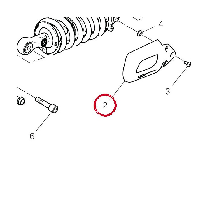 Protection 4601S581A — réf. 4601S581A | Ducati Store