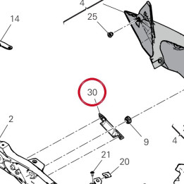 Casquette gauche 8721H301B — réf. 8721H301B | Ducati Store