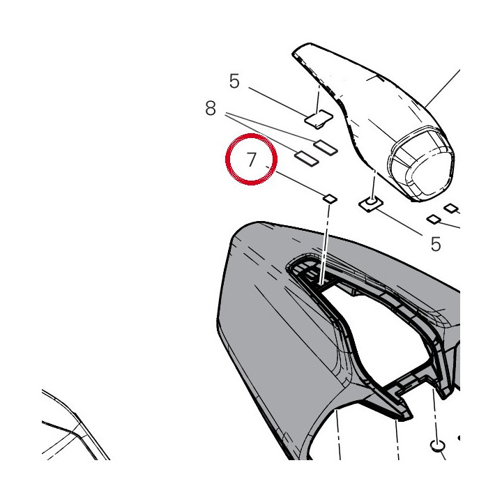 Tampon autocollant 86614671A — réf. 86614671A | Ducati Store