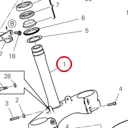 Base di sterzo 34221601AA — réf. 34221601AA | Ducati Store