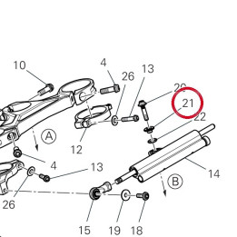 Entretoise 71319961CA — réf. 71319961CA | Ducati Store