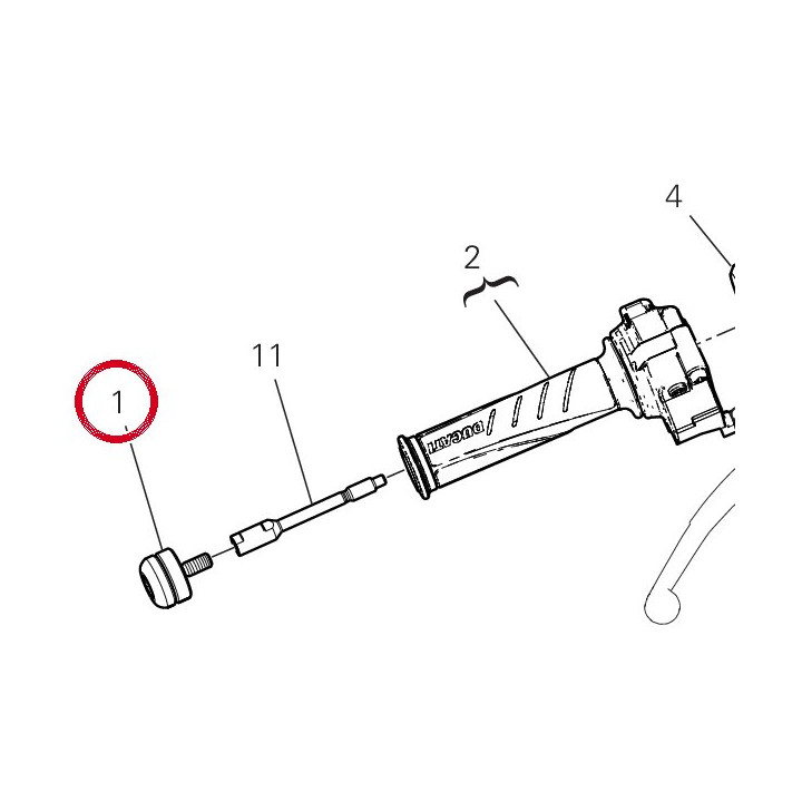 Contrepoids 15310491A — réf. 15310491A | Ducati Store